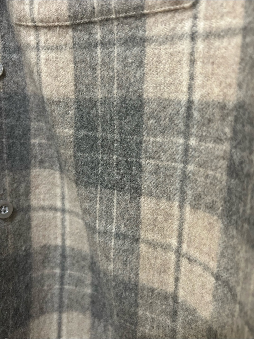Jones New York Country 90% Wool Plaid Shacket Shirt Jacket Size 8 - Picture 6 of 8